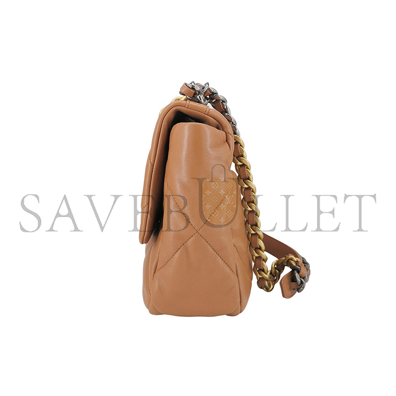 Ch*el master 19 medium flap bag lambskin 551085 (30*20*10cm)